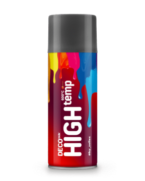 Deco Blik Barva v razpršilu Visokotemperaturna 600°C (SIVA) 450ml