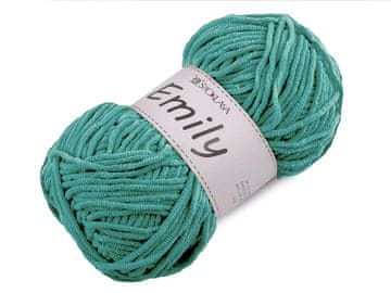 Pletena preja Emily 100 g - (42) turkizna