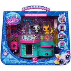 HASBRO Littlest Pet Shop - Eleganten butik, Set treh živali, figurice 264-266, 3-PACK + dodatki