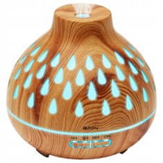 Ruhhy 10W LED RGB ultrazvočni vlažilec zraka aroma difuzor 400ml izparjevalnik