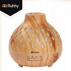 Ruhhy 10W LED RGB ultrazvočni vlažilec zraka aroma difuzor 400ml izparjevalnik