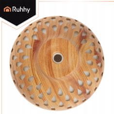 Ruhhy 10W LED RGB ultrazvočni vlažilec zraka aroma difuzor 400ml izparjevalnik