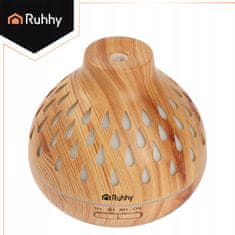 Ruhhy 10W LED RGB ultrazvočni vlažilec zraka aroma difuzor 400ml izparjevalnik