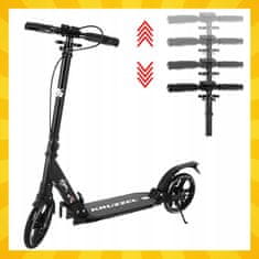 Alu. zložljiv skiro disk zavore do 100kg 200mm Hyperion črn