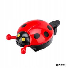 Korbi OTROŠKI KOLESARSKI ZVONČEK – RDEČA BUBAMARA, ZA KOLO ALI SKIRO