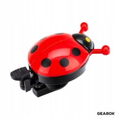 Korbi OTROŠKI KOLESARSKI ZVONČEK – RDEČA BUBAMARA, ZA KOLO ALI SKIRO