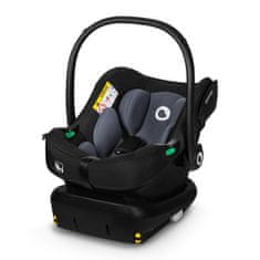 Lionelo Astrid i-Size avtosedež in baza set, 40-87cm, črno-siv