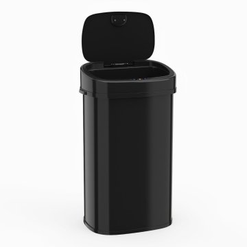 Northio 58L koš za smeti s senzorjem, dvoconski, črne kovine
