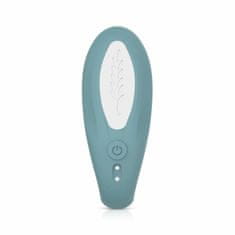 Bloom Bloom Jasmine C-Shape Green - Vibrator S Tehnologijo Swipe, Silikon