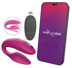 We-Vibe We-Vibe Sync 2 Pink - Brezžični Intimni Masažer Za Pare, Silikonski