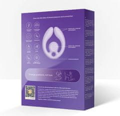 Snailvibe Svibe Gizi Duo – Dvojni Stimulator Za Pare, Lila, Brezžični Daljinski Upravljalnik