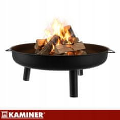 Kaminer Vrtno železno kurišče 80cm z ročaji črno