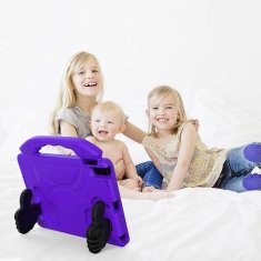 eSTUFF iPad 10.2 HANDY Kids Case Vijoličen otroški ovitek z ročajem