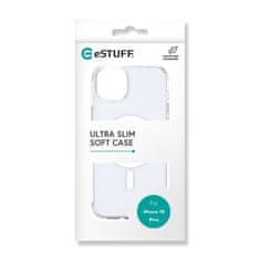 eSTUFF BERLIN iPhone 15 Plus Prozoren magnetni ovitek, TPU in polikar