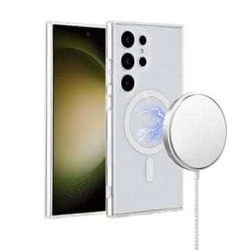 eSTUFF OSLO Samsung S24 Ultra magnetni Prozoren, recikliran TPU in PC