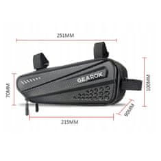 WILD MAN Vodoodporna kolesarska torba pod okvir, Gearox