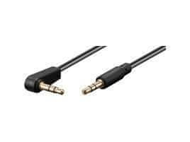 MicroConnect Avdio kabel tanki 3.5m, 1m Minijack 90°