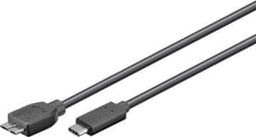 MicroConnect Kabel USB-C - USB 3.2 Gen 1 Micro B 1m