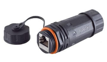 MicroConnect RJ45 coupler, CAT 6a, IP68, Zunanji Kratek