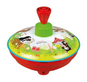 LENA Vrteči se Krtek kovina/plastenke 13cm 18m+