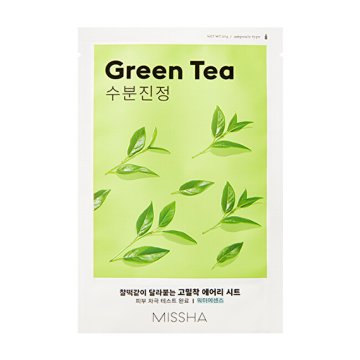 MISSHA Vlažilna maska z zelenim čajem Green Tea (Airy Fit Sheet Mask) 19 g