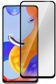 eSTUFF Zaščita zaslona Xiaomi Redmi Note 10 Popolna pokritost, Full Glue, kaljeno st