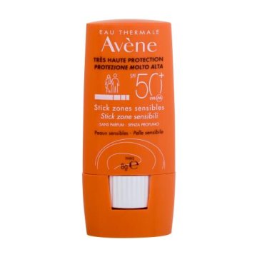 Avéne Stick Zones Sensibles SPF 50+ stick za zaščito občutljivih predelov pred uv sevanjem 8 g