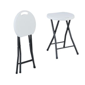 Northix Set zložljivih stolčkov 2 kom. za udobno sedenje in priročno shranjevanje