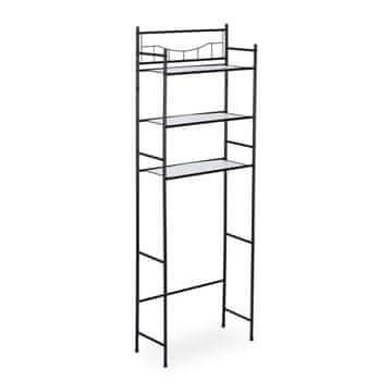 Northix Kovinska polica nad straniščem, 3-stopenjski organizator za kopalnico