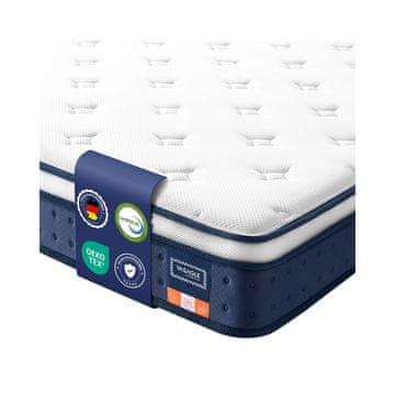 Songmics Vzmetnica 90x200x25 cm modra