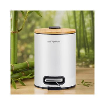 Songmics Kozmetični koš 17x22x236 cm bel