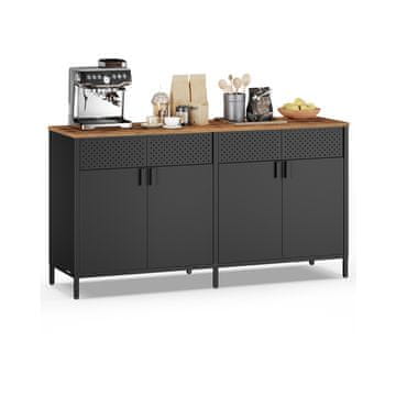 Songmics Shranjevalna omara 40x141x76 cm rjava