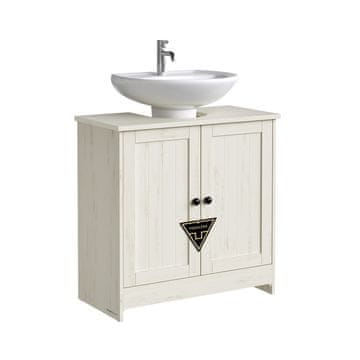 Songmics Kopalniška omarica 30x60x612 cm Bela