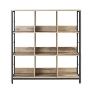 Songmics Knižna omara 3 nivoji 30x100x1031 cm rjava