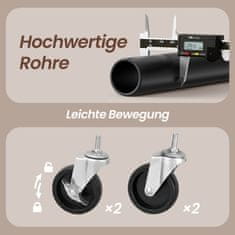 Songmics Oblečni regal 59x100x162 cm Črn