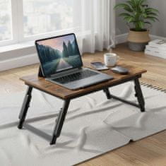 Songmics Mizica za prenosnik 55x35x23 cm rjava