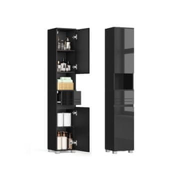 Songmics Kopalniška omarica 30x30x170 cm Črna