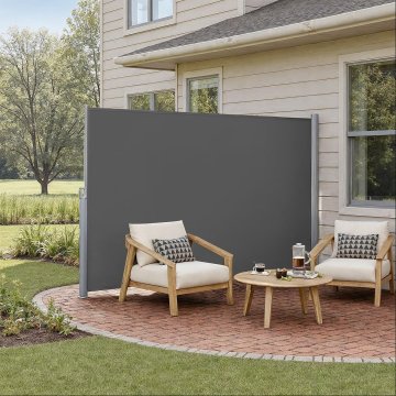 Songmics Stranski nadstrešek 4001x2001 cm siva