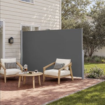 Songmics Stranski nadstrešek 4001x2001 cm Siva