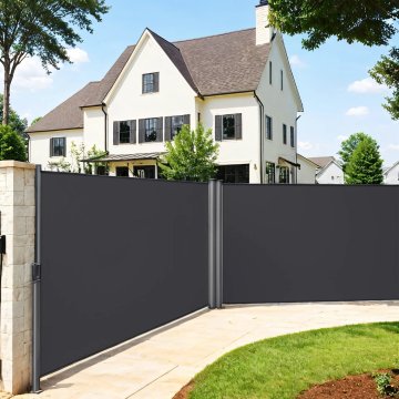 Songmics Dvojna stran senčnik 180x600 cm antracit