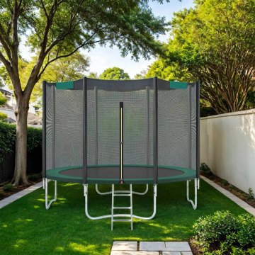 Songmics Varnostna podloga za trampolin 366 cm zelena