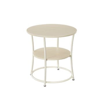 Songmics Stranska mizica 55x55 cm bež