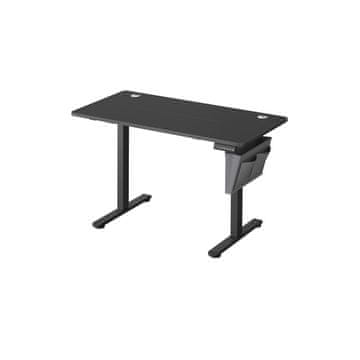 Songmics Višinasto nastavljiva pisalna miza 60x120x72-120 cm črna