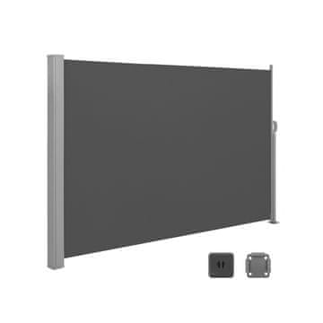 Songmics Stranski nadstrešek 160x450 cm siva
