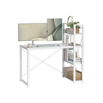 Songmics Pisarna 56x120x120 cm Bela