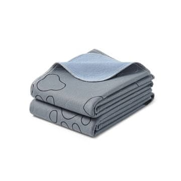 Songmics Ponjava za kužke pralna ponovno uporabna 61x46 cm siva