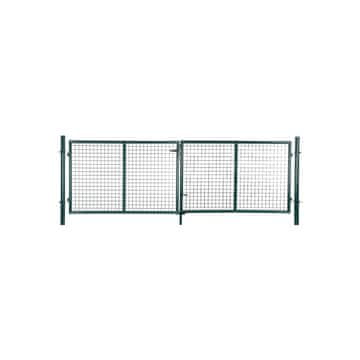 Songmics Vrtna vrata 310x6x150 cm Zelena
