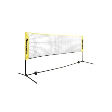 Songmics Komplet za badminton mrežo 500x103x155 cm črna