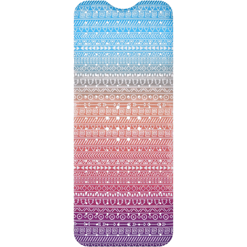 Nikcorp Protizdrsna kopalniška podloga s priseski, pravokotna, mavrični vzorec, mehka PVC podloga za kad, 100 x 40 cm