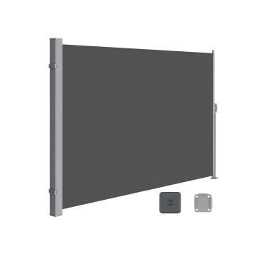 Songmics Stranski nadstrešek 160x350 cm siva